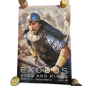Exodus Gods and Kings 2014 Original Movie Poster 27x40 Christian Bale D/S
